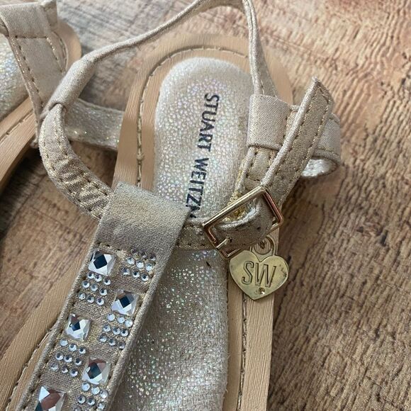 STUART WEITZMAN
Girls' Crystal Suede Sandals - Picture 10 of 10